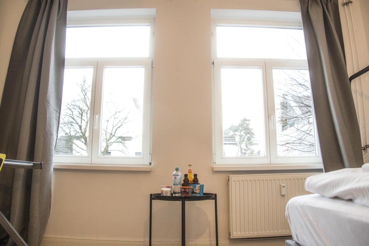 Doppelbett In Heller Wohnung Hamborg Eksteriør billede